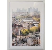 Nástěnný obraz v rámu s výhledem na Paříž