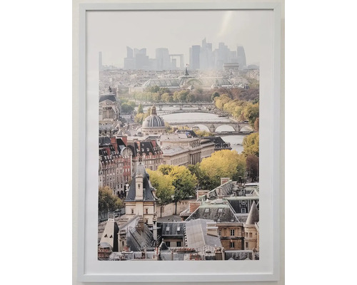 Obraz v rámu Město II. 53 x 73 cm Nástěnný obraz v rámu s výhledem na Paříž