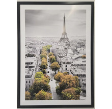 Zarámovaný obraz s výhledem na Paříž a Eiffelovu věž