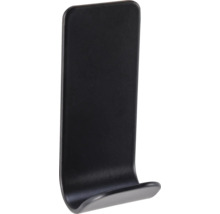 Jeden černý nástěnný hák