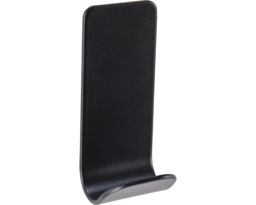 Jeden černý nástěnný hák