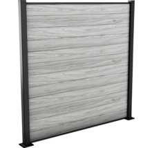 Zástěna s vodorovným vzhledem dřeva