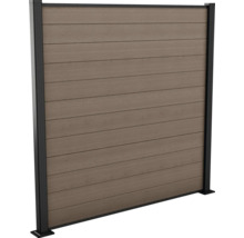 Dřevěný zahradní plot s rámem