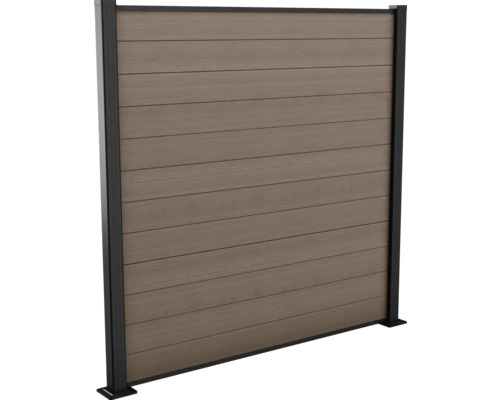 Dřevěný zahradní plot s rámem