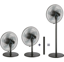 Ventilátor s různými výškami sestavení