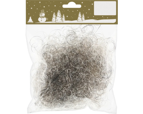 Balení stříbrného drátu na dekorace