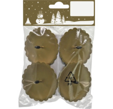 Držáky na svíčky pro vánoční pyramidy, balení po čtyřech