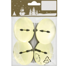 Čtyři zlaté svíčky na vánoční stromek Geroma v obalu