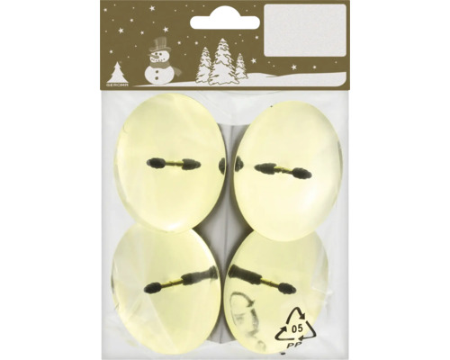 Čtyři zlaté svíčky na vánoční stromek Geroma v obalu