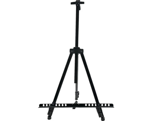 Černý malířský stojan pro umělecké potřeby