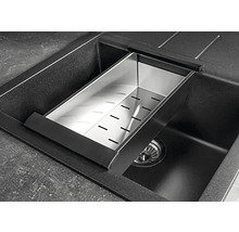 Kuchyňský dřez s odkapávací miskou z nerezové oceli