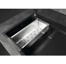 Dřez s odkapávací miskou z kovu