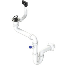 Sifon s přepadovou soupravou pro umyvadlo