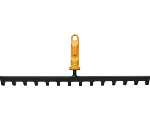 Fiskars Light hrábě se žlutou rukojetí pro odstraňování mechu a plevele