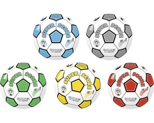 Míč fotbalový Ø 23 cm 1 ks, různé barvy Pět fotbalových míčů Super Score s potiskem