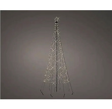 Dekorativní světelný strom s hvězdou pro vnitřní i venkovní použití