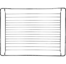 Obdélníkový kovový grilovací rošt