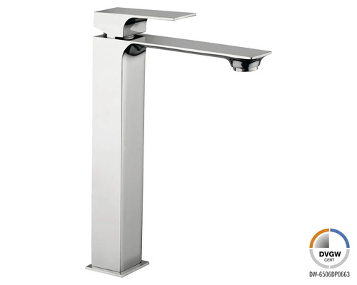 Umyvadlová baterie vysoká Jungborn ZETA chrom V2CR211LLSR1HH Vysoká umyvadlová baterie z kovu