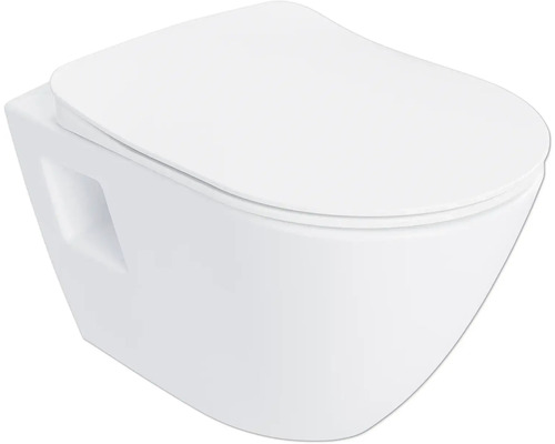 Závěsný hluboký splachovací klozet s uzavřeným splachovacím kruhem