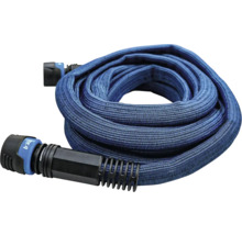 Stočená flexibilní zahradní hadice s textilním pláštěm