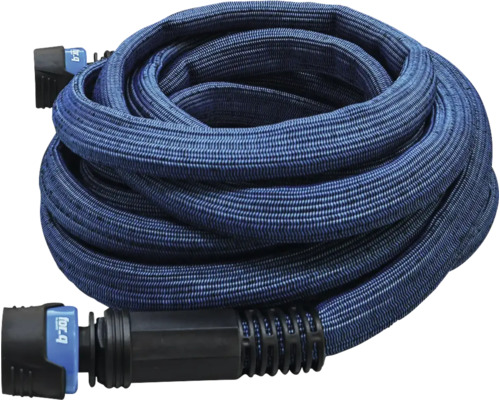 Stočená flexibilní textilní hadice se spojovacím systémem