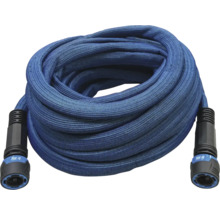 Modrá zahradní hadice s konektory