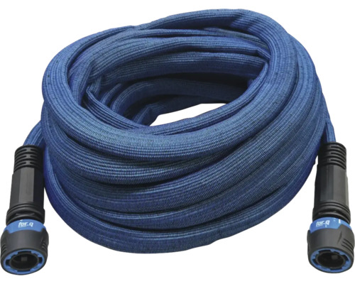 Modrá zahradní hadice s konektory