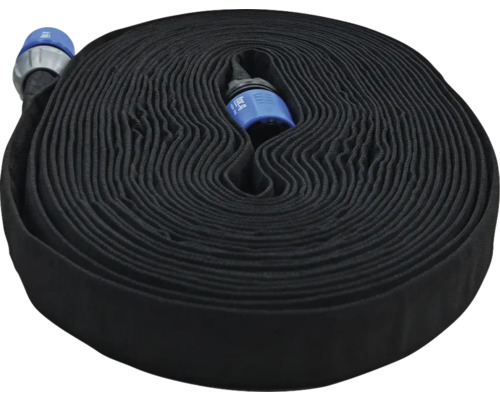 Srolovaná plochá zahradní hadice s konektory