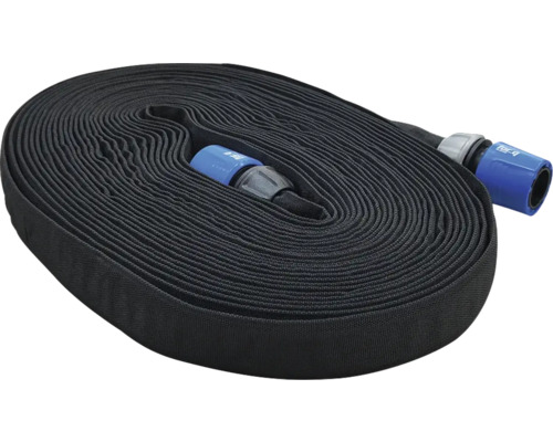 Stočená tkaná hadice s hadicovými spojkami