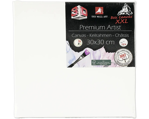 Plátno na rámu XXL Premium Artist, 30x30 cm