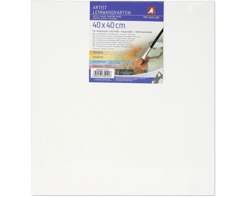 Malířské plátno 40x40 cm Malířské plátno Artist, 40 x 40 cm, s impregnací, 100% bavlněná tkanina