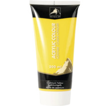 Tuba žluté akrylové barvy, 200 ml