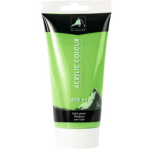 Tuba světle zelené akrylové barvy, 200 ml