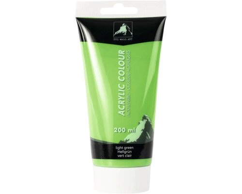 Tuba světle zelené akrylové barvy, 200 ml