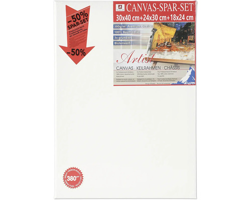 Sada pláten se třemi rámy o rozměrech 30x40 cm, 24x30 cm a 18x24 cm