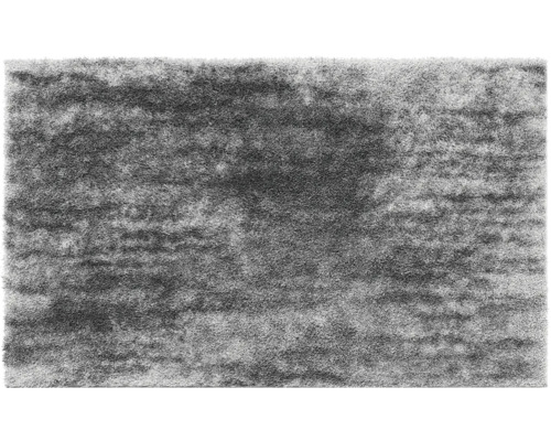 Koberec do koupelny Grund ELYSIA 60 x 100 cm antracit Šedý koberec s vysokým vlasem