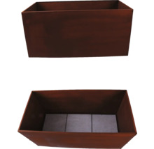 Dva kovové květináče