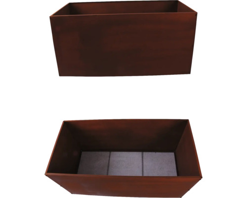 Dva kovové květináče