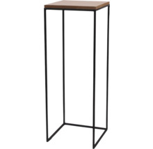 Příruční stolek s deskou a kovovým rámem