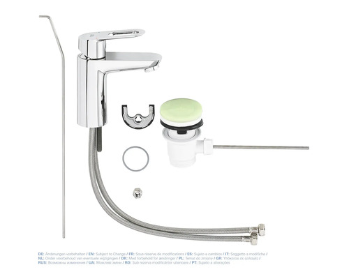 Umyvadlová baterie s příslušenstvím