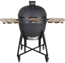 Keramický gril s bočními stolky a kolečky