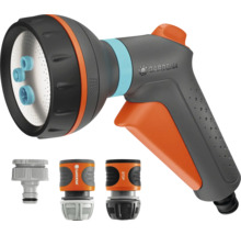 Zahradní stříkací pistole s různými přípojkami