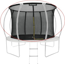 Trampolína se sítí a žebříkem