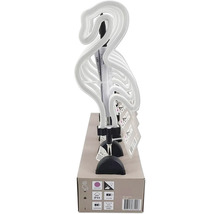 Neonová lampa ve tvaru plameňáka