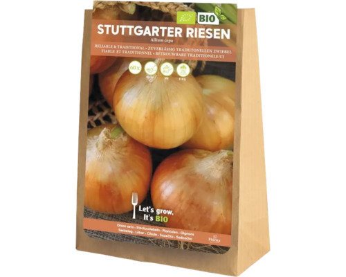 Sazečka cibule Stuttgarter Riesen v papírovém sáčku