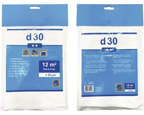 Balicí jednotka stavební fólie přibližně dvanáct metrů čtverečních, tři krát čtyři metry