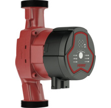 Červené oběhové čerpadlo s digitálním displejem a logem Ferro.