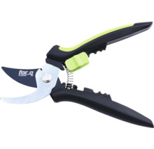 Zahradní nůžky s pružinovým mechanismem a logem for_q