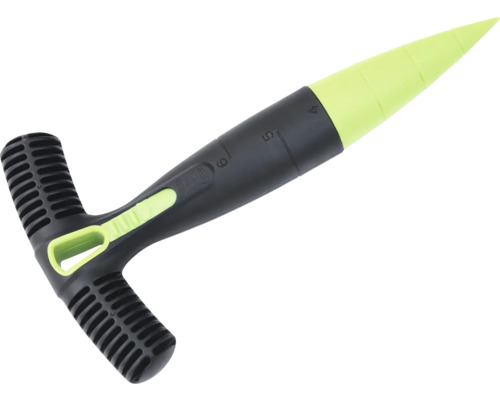 Sázecí nástroj s T rukojetí a hloubkovou značkou