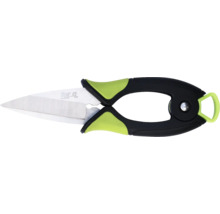 Zahradní nůžky s čepelemi z nerezové oceli a plastovými rukojeťmi